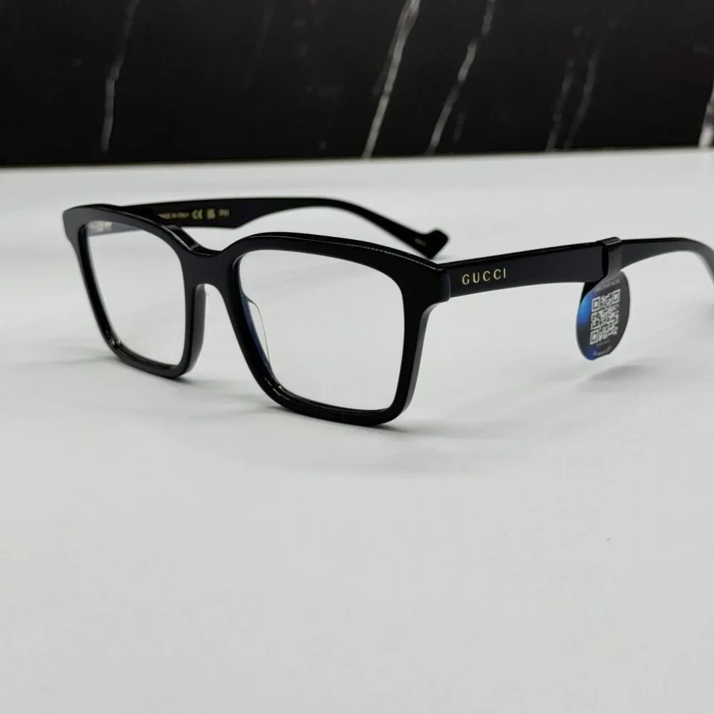 NEW GUCCI GG0964S 001 EYEGLASSES MEN BLACK SQUARE EYEWEAR